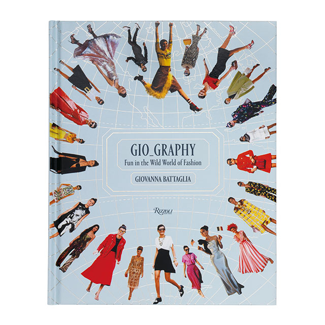 책 'Gio_Graphy: Fun in the Wild World of Fashion'은 Rizzoli 
