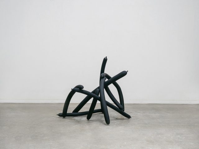‘Inadequate (Every, Day, Acts, Like, Life) – Life’, 2016, 102×107×120cm, Urethane paint on bronze.