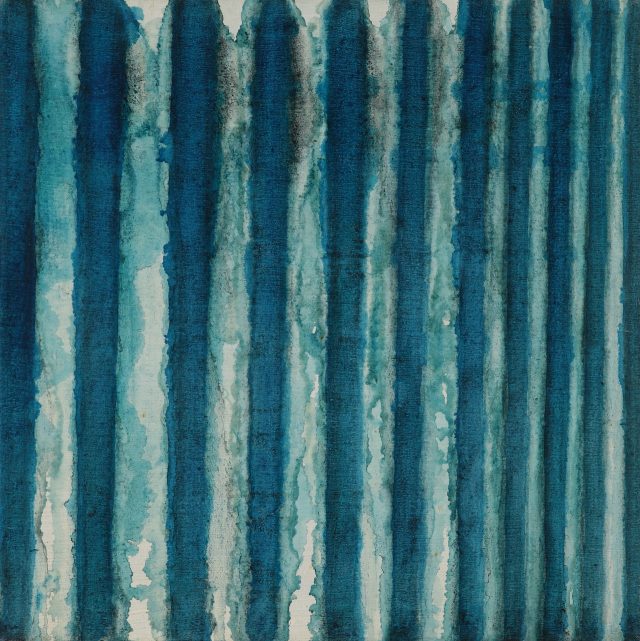 ‘청색’, 1972, 70×69.7cm, 캔버스에 유채.