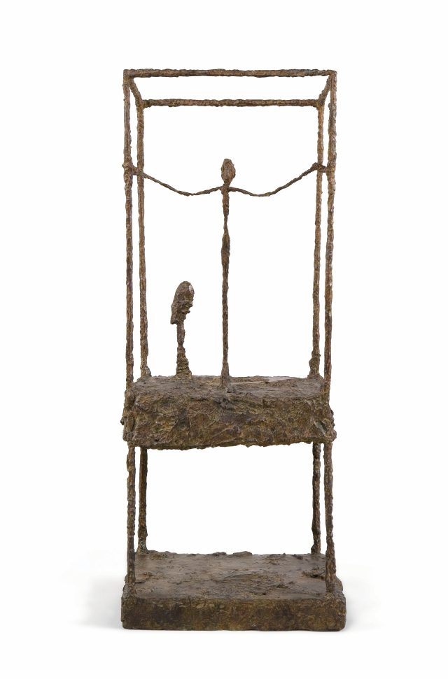 ‘La Cage’, 1949-1950, 43.20×11.50×10.50cm, 브론즈 설치물.