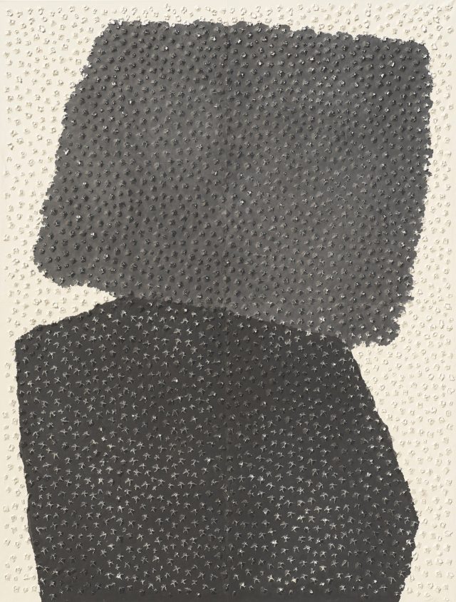 권영우, ‘Untitled’, 1987, Gouache, Chinese Ink on Korean paper, 224×170cm.