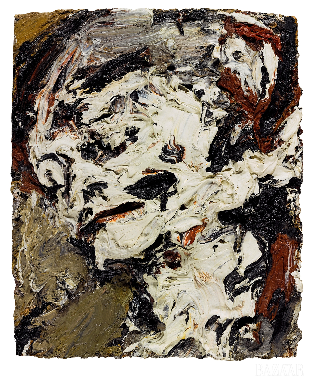 프랑크 아우어바흐(Frank Auerbach), ‘Head Of Gerda Boehm’, Oil 