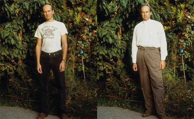 Me / Me Fat, 1993, C-print, 180x115cm (each), Photo: Studio Erwin Wurm © VG Bild-Kunst