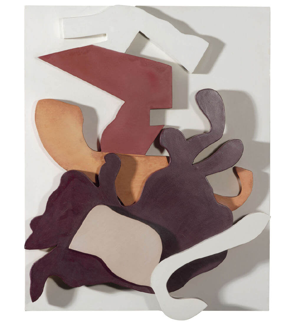 장 (한스) 아르프, ‘Plant Hammer (Terrestrial Forms)’, 1916,  채색된 나무,  62×50×8cm. Collection of the Gemeentemuseum Den Haag
© 2019 Artists Rights Society (ARS), New York/VG Bild-Kunst, Bonn / © Jean Arp, by SIAE 2019